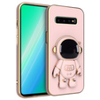 Чехол до Samsung Galaxy S10, Astronaut, розовый rose gold