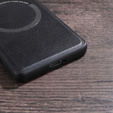 Чoхол до Sony Xperia 1 V, Leather Hybrid MagSafe, чорний