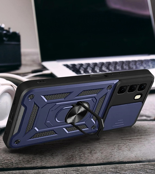 Чехол NOX Camera Slide Infinix Hot 50 Pro 4G, CamShield Slide, синий