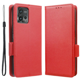 Чохол-книжка для Motorola Moto G72, Wallet Thin Magnet, червоний
