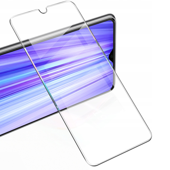2x Загартоване скло для Xiaomi Redmi Note 8 Pro, ERBORD 9H Hard Glass на екрані