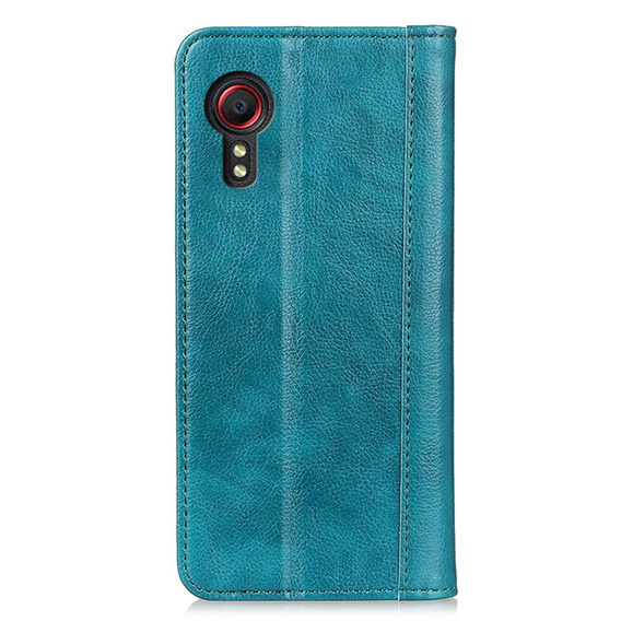 Чoхол до Samsung Galaxy Xcover 7, Wallet Litchi Leather, зелений