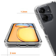 Чoхол Shockproof до Xiaomi Redmi 13C, із захисним екраном, прозорий