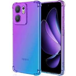 Чохол для Oppo Reno 13F / Oppo Reno 13FS, Gradient Dropproof, Фіолетовий / синій