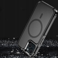 Чехол до iPhone 15 Plus, MagForce MagSafe, чёрный