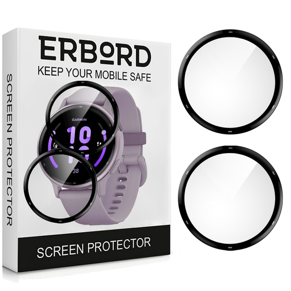 2x Гібридне скло ERBORD для Garmin Vivoactive 5