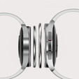 Крышка-кольцо безеля для Samsung Galaxy Watch Ultra 47mm (2025 / 2024), черный