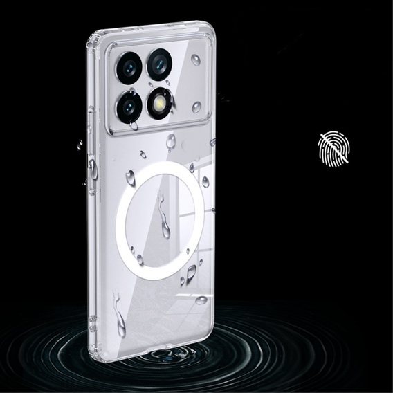 Чехол для Xiaomi Poco F6 Pro, гибридный чехол Fusion Hybrid, для MagSafe, прозрачный