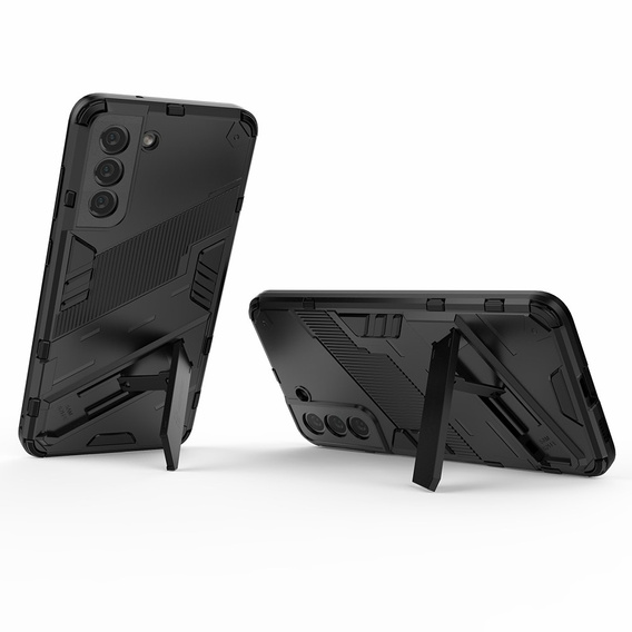 Чехол для Samsung Galaxy S21 FE, Military kickstand, синий