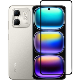 Закаленное стекло 3D для Infinix Hot 50i 4G, чёрная рама