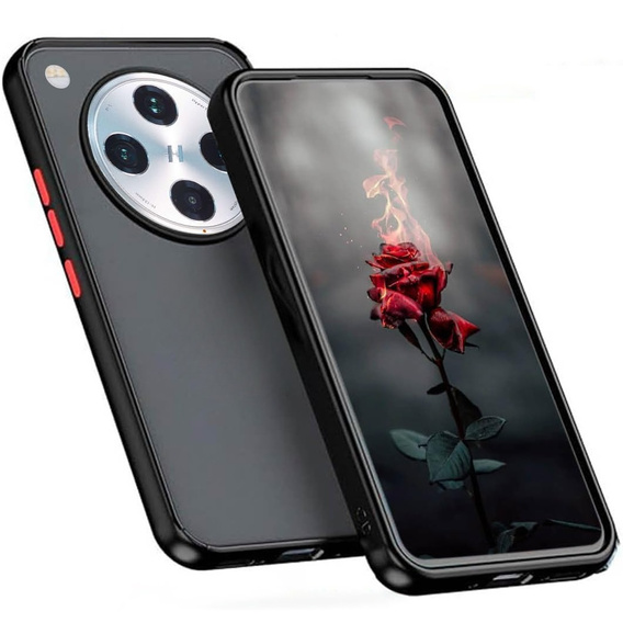 Тонкий корпус для Oppo Find X8 Pro, Slim, прозрачный / черный