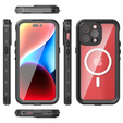 Водонепроницаемый чехол IP68 для iPhone 15 Pro Max, SHELLBOX MagSafe, чёрный