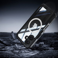 Чохол для iPhone 16 Plus, Shockproof, зі склом, для MagSafe, чорний