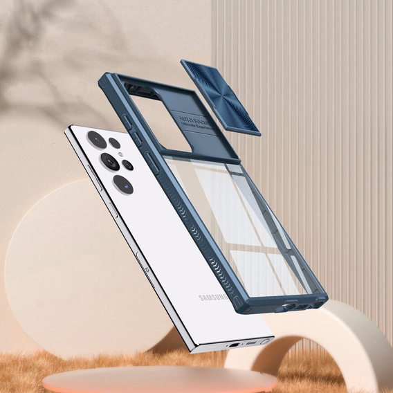 Чoхол до Samsung Galaxy S22 Ultra, Slide Camera, м'яти