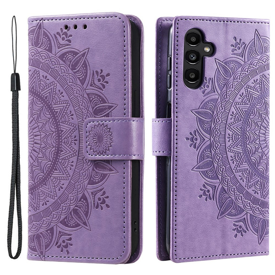Чохол-книжка для Samsung Galaxy A15, Mandala Flower, м'яти + скло 9H 