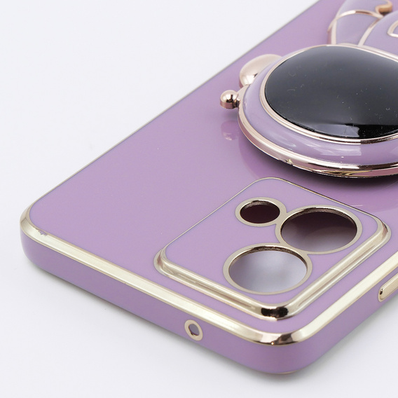 Чехол до Motorola Moto G84 5G, Astronaut, фиолетовый