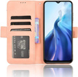 Откидной чехол для Realme Note 70T 4G, Card Slot, розовый