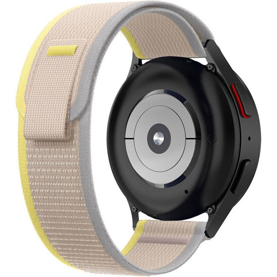 Ремешок Nylon до Samsung Galaxy Watch Active 22mm, Beige