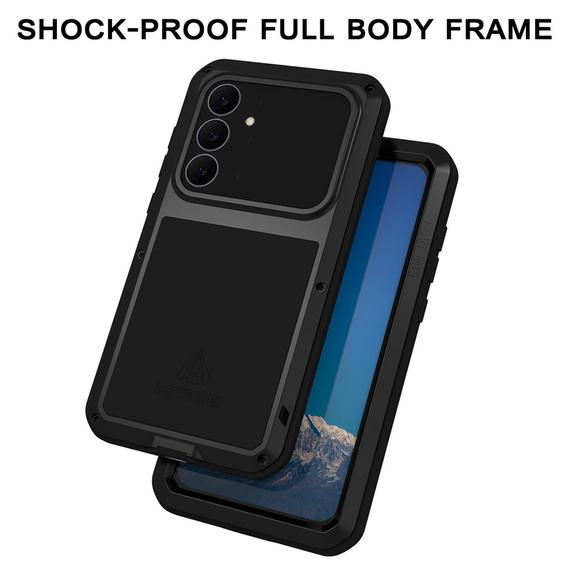 Бронированный чехол с закаленным стеклом для Samsung Galaxy S25 FE