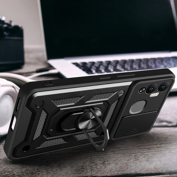 Чохол NOX Camera Slide Infinix Hot 12 Play 4G, CamShield Slide, чорний