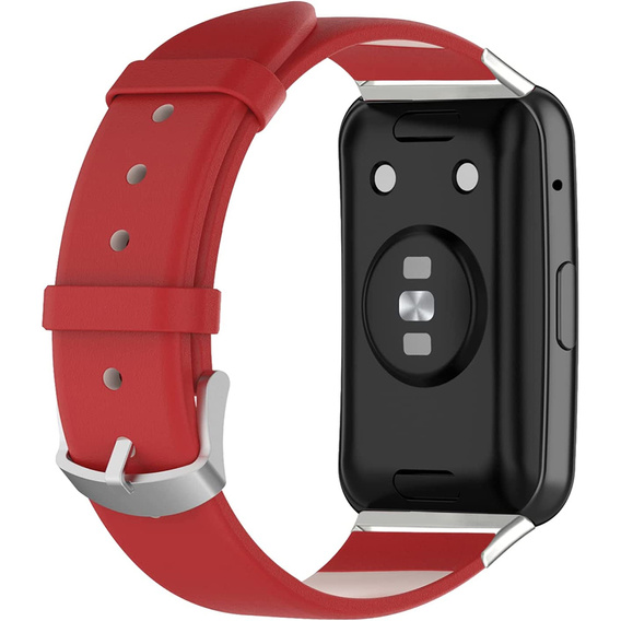 Ремінець Genuine Leather для Huawei Watch Fit 2, Red
