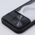 Чoхол до iPhone 15 Pro, Slide Camera Magsafe, чорний