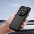 Чехол для Xiaomi 14 Ultra, Fusion Hybrid, с защитой камеры, прозрачный / черный