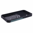 Броньований чохол для Samsung Galaxy S23 FE, Camera Slide Card Slot, чорний + скло 9H