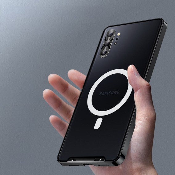 Захисний чохол для камери Samsung Galaxy Note 10+ Plus, CamShield MagSafe, прозорий / чорний