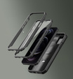 Бронированный чехол для iPhone 12 / iPhone 12 Pro, Dexnor CamProtect MagSafe, чёрный (Две рамки)