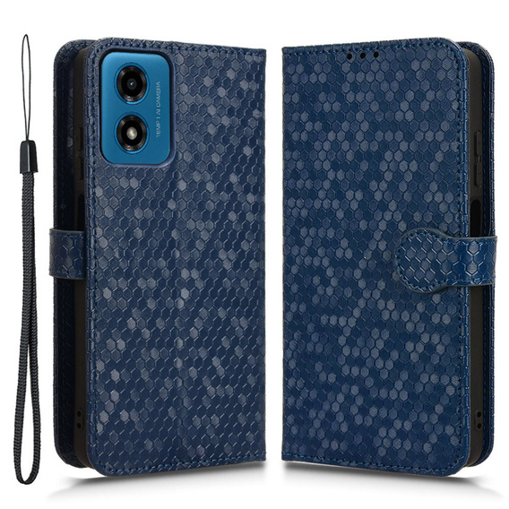 Чохол-фліп для Motorola Moto G24 / G24 Power / G04, Wallet Rhombus, м'яти
