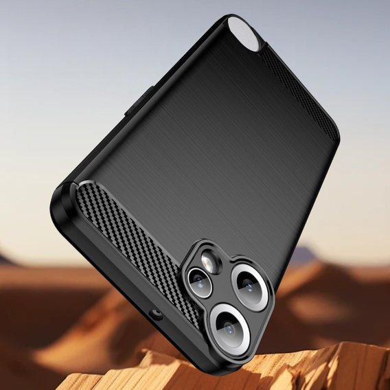 Чехол до CMF Nothing Phone 2 Pro, Carbon, чёрный