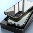 Чехол для Samsung Galaxy A56, Magnetic Dual Glass, чёрный