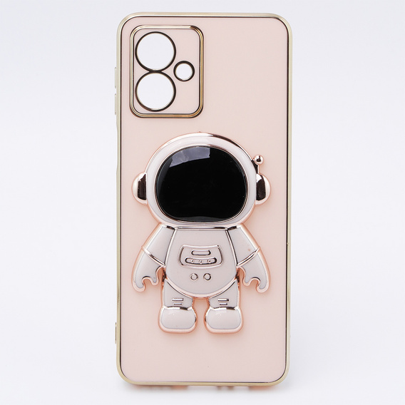 Чoхол до Motorola Moto G54 5G, Astronaut, рожевий rose gold