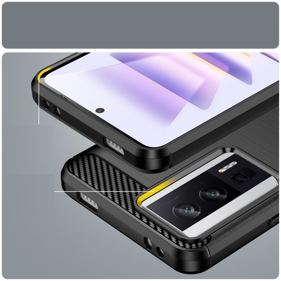 Чoхол до Poco F5 Pro 5G, Carbon, чорний