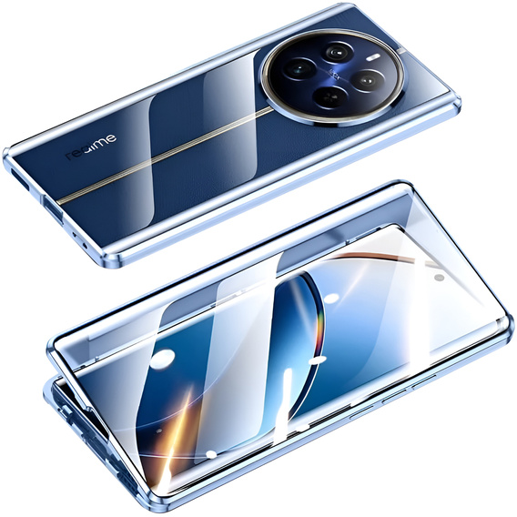 Чохол для Realme 12 Pro 5G / Realme 12 Pro+ 5G, Magnetic Dual Glass, м'яти