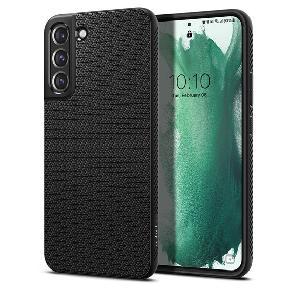 Чехол Spigen до Samsung Galaxy S22+ Plus, Liquid Air, чёрный