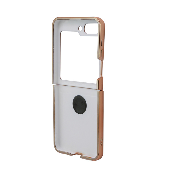 Чехол до Samsung Galaxy Z Flip 5 5G, Electro Ring, белый