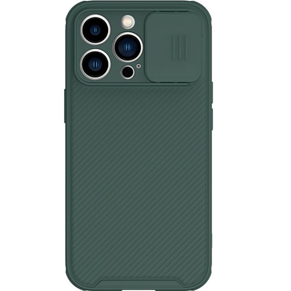 Чехол для iPhone 14 Pro Max, Camera Slide, зеленый