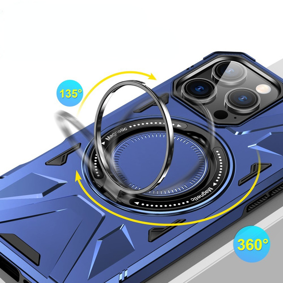 Чохол для iPhone 16 Pro, броньований з підставкою та ручкою, м'яти