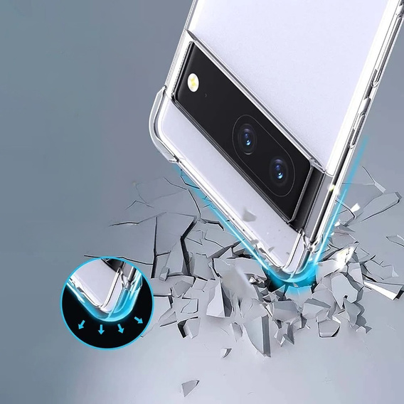 Чехол до Google Pixel 8A, Dropproof, прозрачный