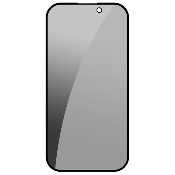 2x Загартоване захисне скло для iPhone 12 / 12 Pro, ERBORD 9H Easy App Anti-Peep