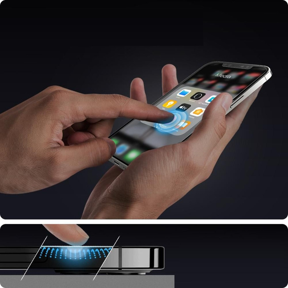 Закаленное стекло SPIGEN для iPhone 12 / 12 Pro, Glas.TR EZ Fit