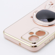 Чoхол до Motorola Moto G54 5G, Astronaut, рожевий rose gold
