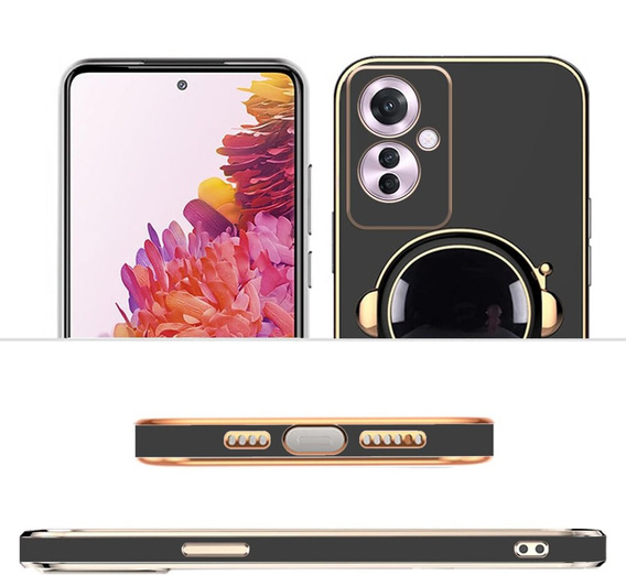 Чехол до Oppo Reno 11F 5G, Astronaut, чёрный