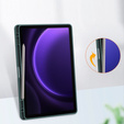 Чохол для Samsung Galaxy Tab S10 Lite / S10 FE / S9 FE, Smartcase Hybrid, з місцем для стилуса, темно-зелений