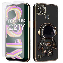 Чехол Electro Case Astronaut для Realme C21Y/C25Y, Чёрный