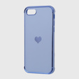 Чехол до iPhone 7/8/SE 2020/SE 2022, Electro heart, синий