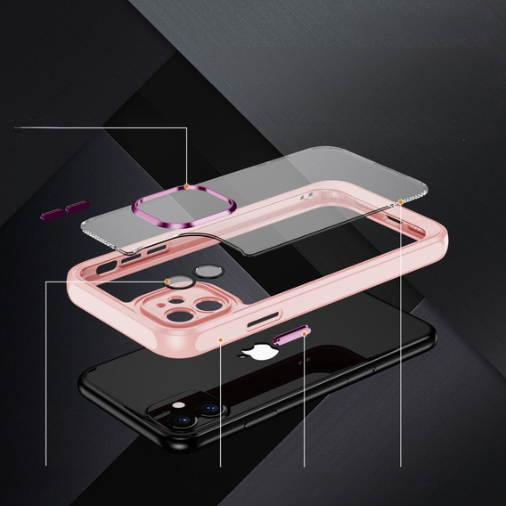 Чехол для iPhone 12, ERBORD Impact Guard, розовый