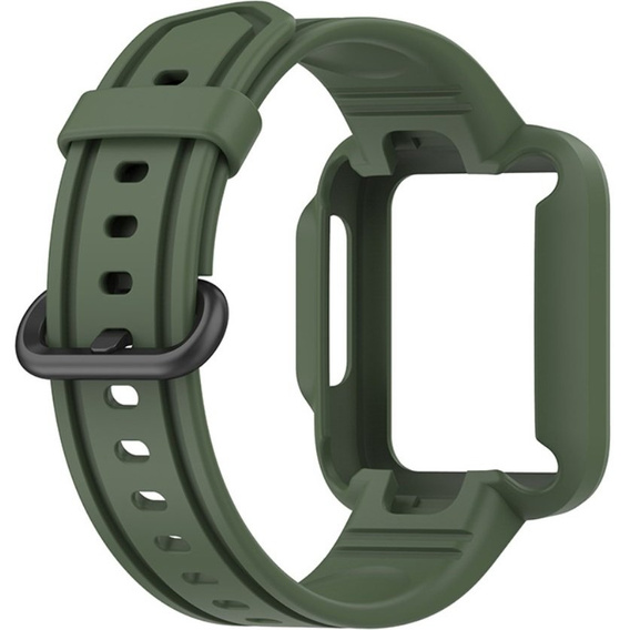 Силиконовый ремешок RS Strap до Xiaomi Redmi Watch 2 Lite, Blackish Green